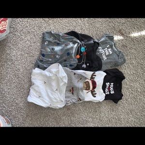 Carter’s Long sleeve baby boy shirt holiday bundle